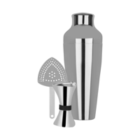 ZANZI COCKTAIL SET S/S 3pc (*Z9006*) =  1 X SET
