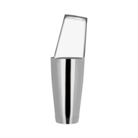 ZANZI SHAKING BOSTON COCKTAIL SHAKER BASE & GLASS S/S 700ml (*Z0151*) =  1 X EACH
