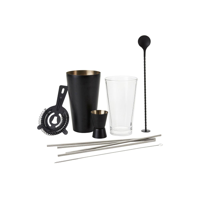 STANLEY ROGERS NEW COCKTAIL SET 10PC MATTE BLACK (*SR44080*) = PACK OF 24 X SETS
