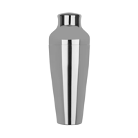 ZANZI PARISIAN COCKTAIL SHAKER 2pc S/S 500ml (*Z0130*) =  1 X EACH