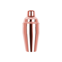 ZANZI CLASSIC CLUB COCKTAIL SHAKER 3pc ROSE GOLD 500ml (*Z0112*) =  1 X EACH