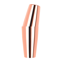 ZANZI SHAKING TOBY BOSTON SHAKER SET ROSE GOLD 500/800ml (*Z0172*) =  1 X SET