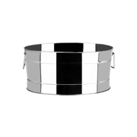 CHEF INOX OVAL BEVERAGE TUB MIRROR FINISH S/S 440x300x200mm (*70370*) =  1 X EACH