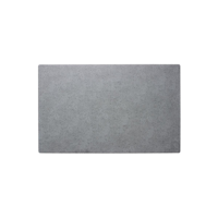 CHEF INOX PIZZA BRD RECT MELAMINE 410x255mm LIGHT GREY SLATE (*46925*) =  1 X EACH