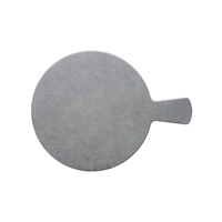 CHEF INOX PIZZA BRD RND w/HDL MELAMINE 372mm LIGHTGREY SLATE (*46912*) =  1 X EACH