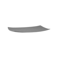 JAB CONCRETE MATT RECTANGULAR PLATTER COUPE 400x250mm (*49017-CON*) = PACK OF 4 X EACHES