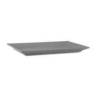 JAB CONCRETE MATT RECTANGULAR PLATTER RAISED SIDES 440x270mm (*49316-CON*) = PACK OF 4 X EACHES