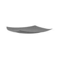 JAB CONCRETE MATT SQUARE PLATTER COUPE 400mm (*49016-CON*) = PACK OF 4 X EACHES