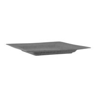 JAB CONCRETE MATT SQUARE PLATE W/RIM 400mm  (20185) (*49064-CON*) = PACK OF 5 X EACHES
