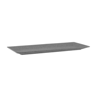 JAB CONCRETE MATT RECTANGULAR PLATTER RAISED RIM 480mmX200mm (*49248-CON*) = PACK OF 6 X EACHES