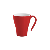 JAB GELATO-RED/WHITE COFFEE MUG STACKABLE 350ml (*47508*) = PACK OF 12 X EACHES
