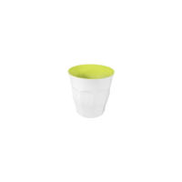 JAB SORBET-APPLE/WHITE BODY ESPRESSO CUP 75mm 200ml (*48621*) = PACK OF 12 X EACHES