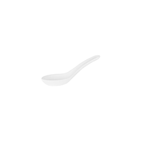 SUPERWARE CHINESE SPOON WHITE 135mm (20132) (*49166*) = PACK OF 12 X EACHES