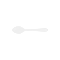 SUPERWARE GELATO-WHITE DESSERT SPOON 190mm (*49558*) = PACK OF 24 X EACHES