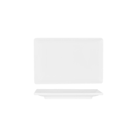 SUPERWARE SUSHI/RECT PLATE FOOTED 230x155mm (20150) (*49238*) = PACK OF 12 X EACHES