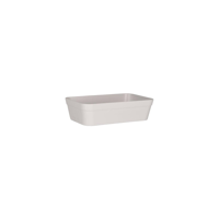 ZICCO MELAMINE LARGE INSERT BOWL SOLID WHITE 230x140x60mm (*46390*) = PACK OF 6 X EACHES
