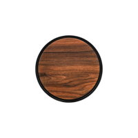 ZICCO MELAMINE CONTEMPO ROUND ANTI-SLIP TRAY DARK304x15 (*46629*) = PACK OF 8 X EACHES
