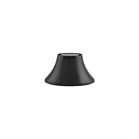 ZICCO MELAMINE ECHO PEDESTAL STAND/BOWL BLACK 164x80mm (*46530*) = PACK OF 12 X EACHES