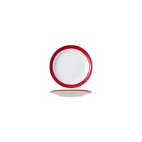 MAXADURA RESONATE-ROUND PLATE COUPE 165mm RED INNER BAND (*RPM9505RED*) = PACK OF 48 X EACHES
