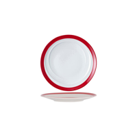 MAXADURA RESONATE-ROUND PLATE COUPE 230mm RED INNER BAND (*RPM9503RED*) = PACK OF 12 X EACHES