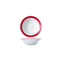 MAXADURA RESONATE-SWEET/FRUIT BOWL 170x50mm 300ml RED BAND (*RPM9514RED*) = PACK OF 12 X EACHES