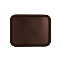 CHEF INOX PLASTIC TRAY POLYPROP 450x350x23mm BROWN (*06986-BN*) = PACK OF 12 X EACHES