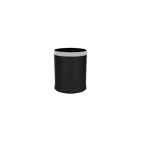 NOBLE & PRICE ROUND BLACK BIN w/SS FRAME 9.8lt, 235x275mm (*9000-04*) =  1 X EACH