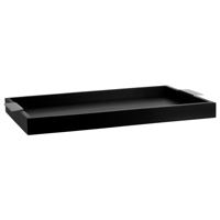 CHEF INOX TRAY RM SERVICE ALUM HDL 620x400x50mm DK MANGOWOOD (*04505*) =  1 X EACH