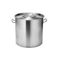 FORCE STOCK POT w/LID 360x360mm SS TRI-PLY 36lt (*73508*) =  1 X EACH