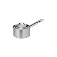 FORCE SAUCEPAN w/LID 120x75mm SS TRI-PLY 800ml (*73530*) =  1 X EACH