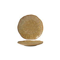 TABLEKRAFT FUSION LOTUS COUPE PLATE 203mm CINNAMON (*902110*) = PACK OF 6 X EACHES
