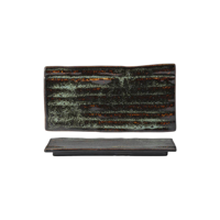 TABLEKRAFT FUSION SUSHI PLATE 282x150x20mm PATINA (*902239*) = PACK OF 4 X EACHES