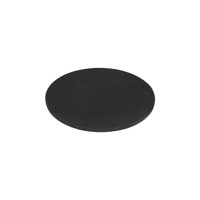 CHEF INOX ROUND CUTTING BOARD PE 350x13mm BLACK (*44392-BLK*) = PACK OF 6 X EACHES