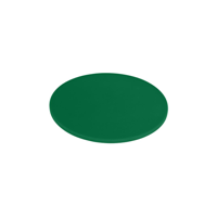 CHEF INOX ROUND CUTTING BOARD PE 350x13mm GREEN (*44392-GRN*) = PACK OF 6 X EACHES