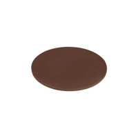 CHEF INOX ROUND CUTTING BOARD PE 350x13mm BROWN (*44392-BRN*) = PACK OF 6 X EACHES