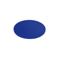 CHEF INOX ROUND CUTTING BOARD PE 350x13mm BLUE (*44392-BLU*) = PACK OF 6 X EACHES