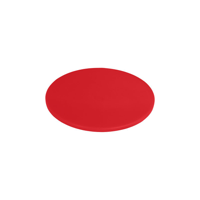 CHEF INOX ROUND CUTTING BOARD PE 350x13mm RED (*44392-RED*) = PACK OF 6 X EACHES