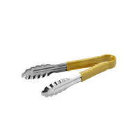 CHEF INOX ESSENTIALS TONG S/S HDL 230mm YELLOW (*36103*) = PACK OF 12 X EACHES