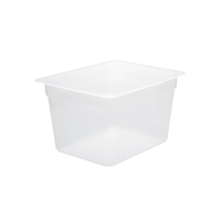 CHEF INOX GN STORAGE CONTAINER-POLYPROP GN 1/2 x 200mm CLEAR (*CPP-12200*) =  1 X EACH
