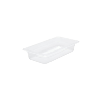 CHEF INOX GN STORAGE CONTAINER-POLYPROP GN 1/3 x65mm CLEAR (*CPP-13065*) =  1 X EACH