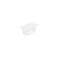 CHEF INOX GN STORAGE CONTAINER-POLYPROP GN 1/9 x100mm CLEAR (*CPP-19100*) =  1 X EACH