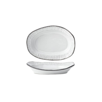 TABLEKRAFT LINEA ORGANICS PLATTER 230x170x50mm WHITE (*907575*) = PACK OF 5 X EACHES