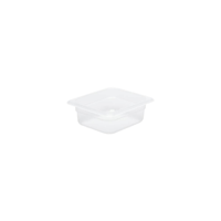 CHEF INOX GN STORAGE CONTAINER-POLYPROP GN 1/6 x65mm CLEAR (*CPP-16065*) =  1 X EACH
