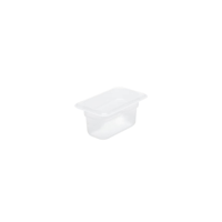 CHEF INOX GN STORAGE CONTAINER-POLYPROP GN 1/9 x150mm CLEAR (*CPP-19150*) =  1 X EACH