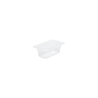 CHEF INOX GN STORAGE CONTAINER-POLYPROP GN 1/9 x65mm CLEAR (*CPP-19065*) =  1 X EACH