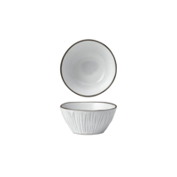 TABLEKRAFT LINEA ORGANICS CONICAL BOWL 130x63mm 400ml WHITE (*907567*) = PACK OF 5 X EACHES