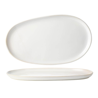 TABLEKRAFT URBAN SERVE OVAL PLATE 460x265x23mm WHITE (*908458*) =  1 X EACH
