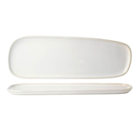 TABLEKRAFT URBAN SERVE FLAT PLATE 535x185x23mm WHITE (*908459*) =  1 X EACH