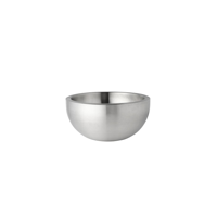 CHEF INOX MIXING/SERVE BOWL DBL WALL S/S 150x85mm 600ml (*70590*) =  1 X EACH