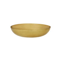 CHEF INOX ROUND SERVING/SEAFOOD BOWL HAMMERED 350mm BRASS (*06928*) = PACK OF 4 X EACHES